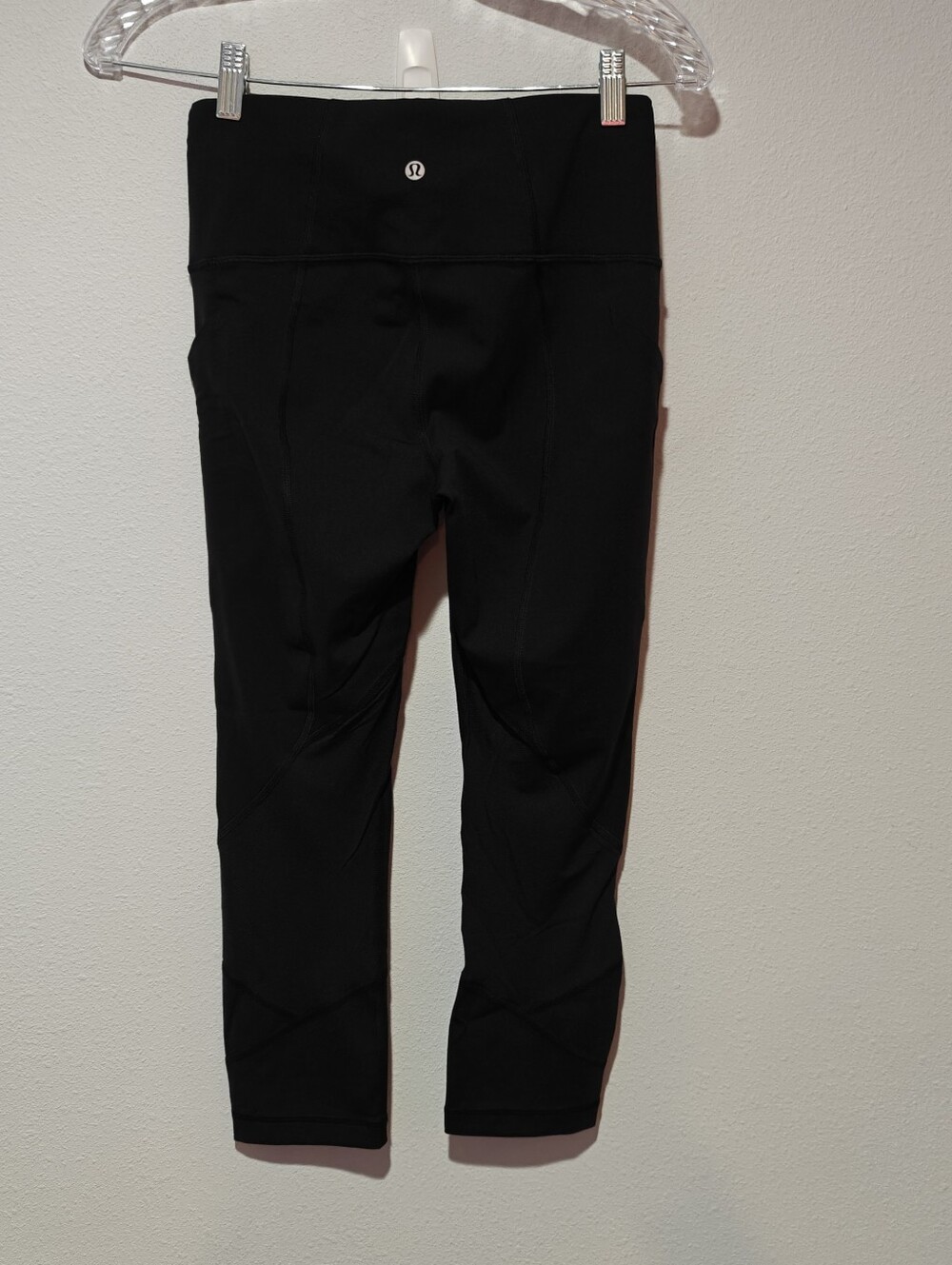 NWOT Lululemon Pace Rival Black Leggings Size 4 HR Crop 22" Mesh - Picture 2 of 7